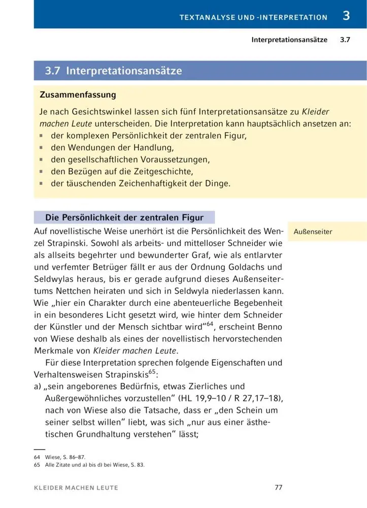 Bild: 9783129303832 | Kleider machen Leute von Gottfried Keller | Gottfried Keller | Buch