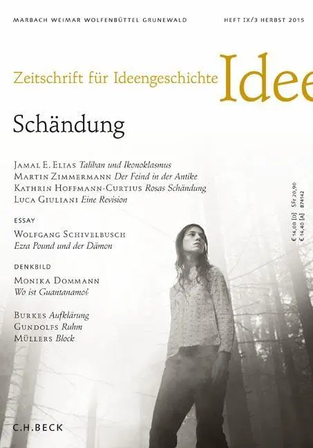 Cover: 9783406673832 | Zeitschrift für Ideengeschichte Heft IX/3 Herbst 2015 | Schändung