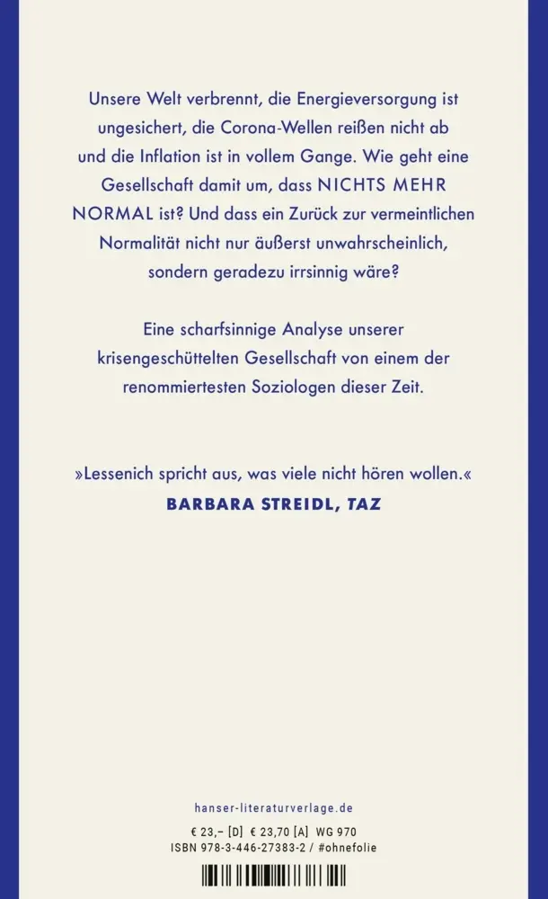 Bild: 9783446273832 | Nicht mehr normal | Gesellschaft am Rande des Nervenzusammenbruchs