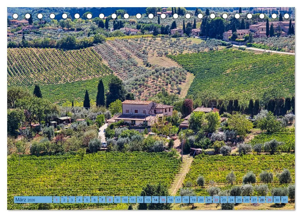 Bild: 9783457543832 | Impressionen aus San Gimignano (Tischkalender 2026 DIN A5 quer),...