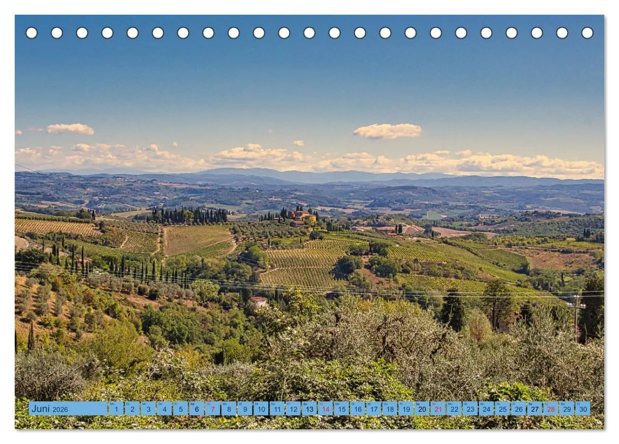 Bild: 9783457543832 | Impressionen aus San Gimignano (Tischkalender 2026 DIN A5 quer),...