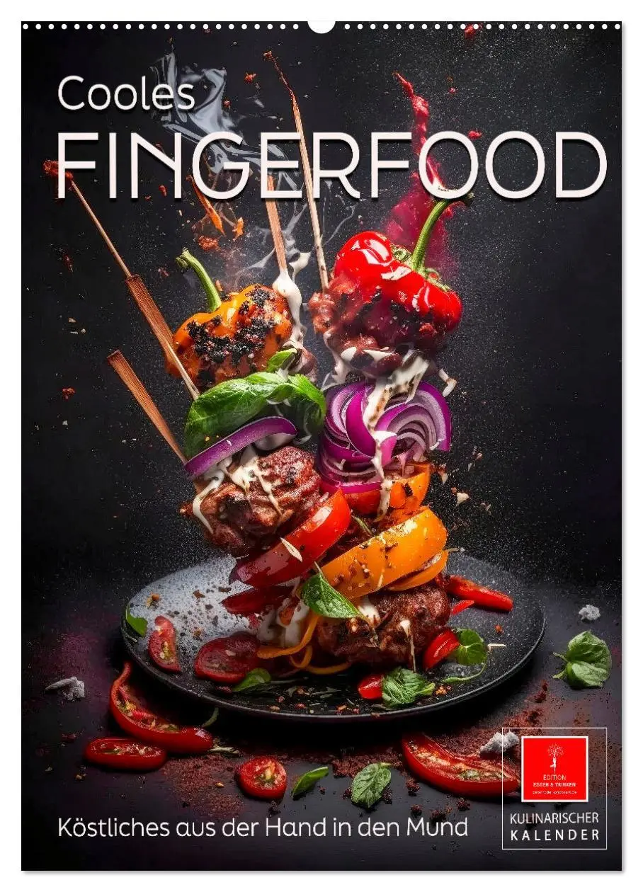 Cover: 9783516323832 | Cooles Fingerfood (Wandkalender 2026 DIN A2 hoch), CALVENDO...