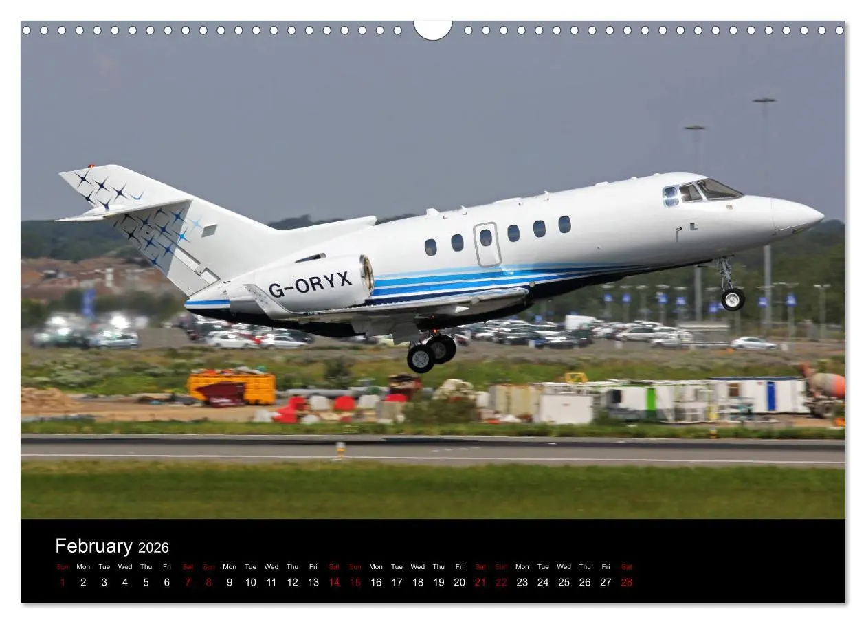 Bild: 9783516563832 | Bizjets (Wall Calendar 2026 DIN A3 landscape), CALVENDO 12 Month...