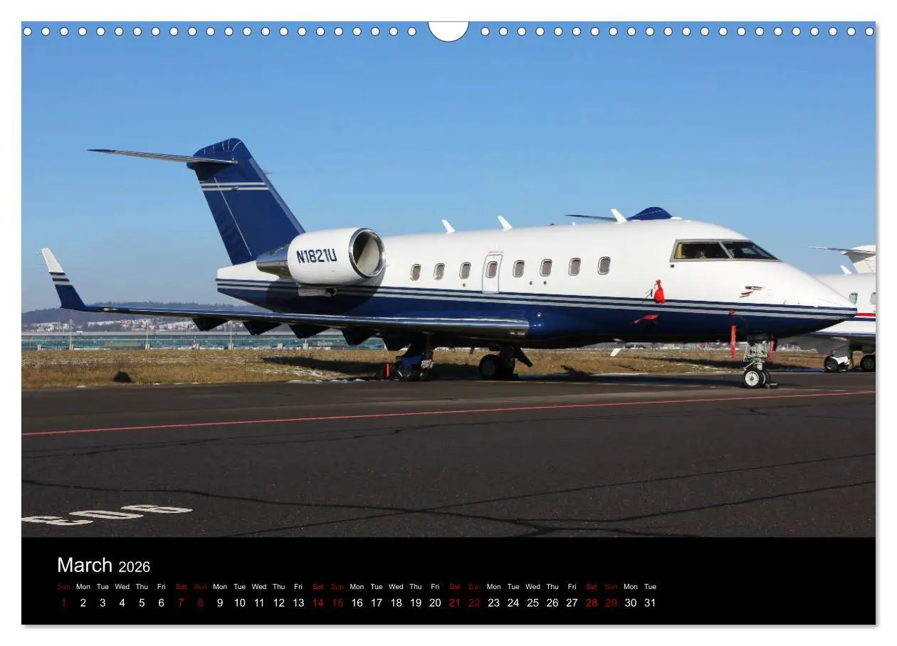 Bild: 9783516563832 | Bizjets (Wall Calendar 2026 DIN A3 landscape), CALVENDO 12 Month...