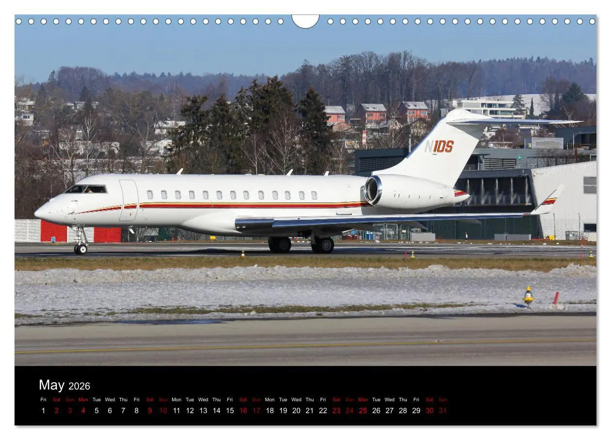 Bild: 9783516563832 | Bizjets (Wall Calendar 2026 DIN A3 landscape), CALVENDO 12 Month...