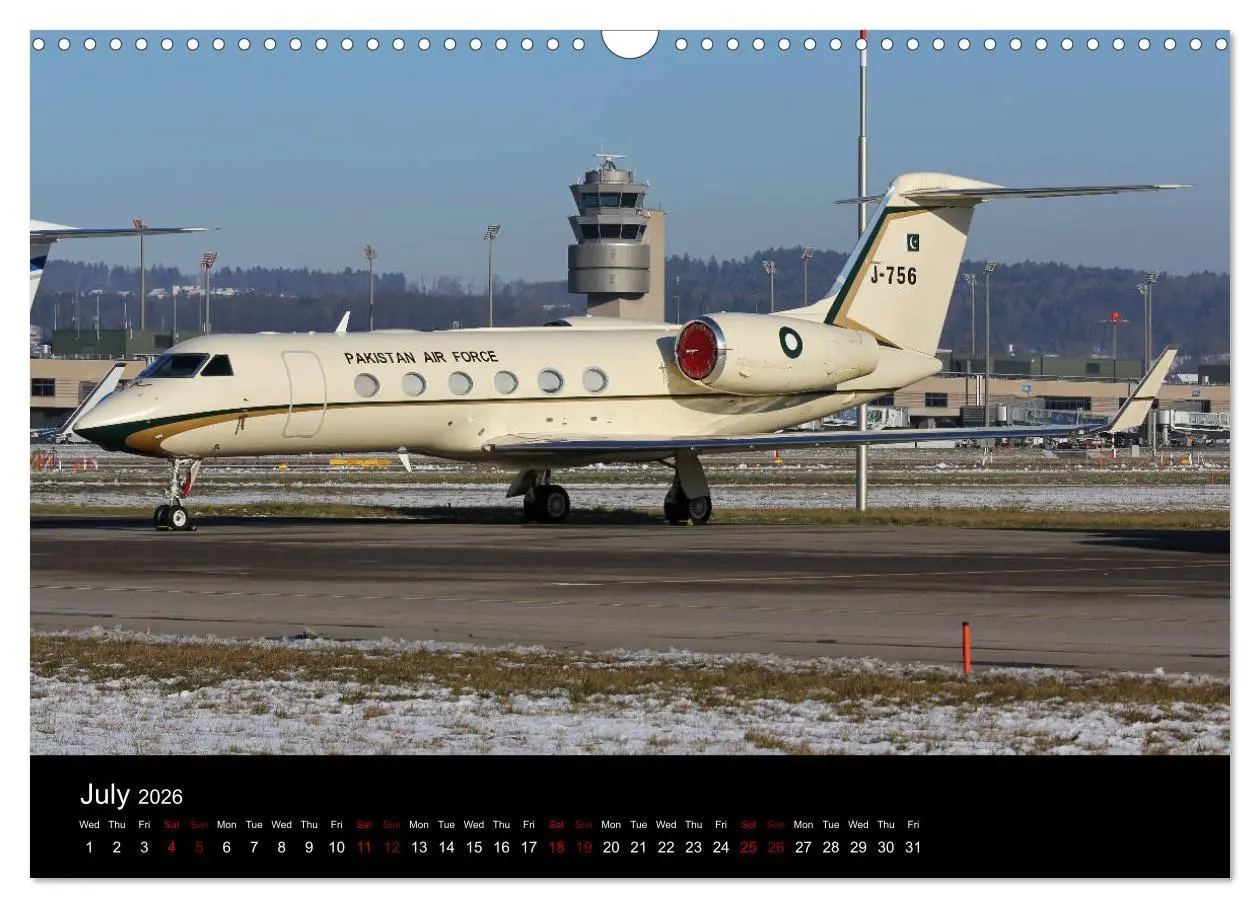 Bild: 9783516563832 | Bizjets (Wall Calendar 2026 DIN A3 landscape), CALVENDO 12 Month...