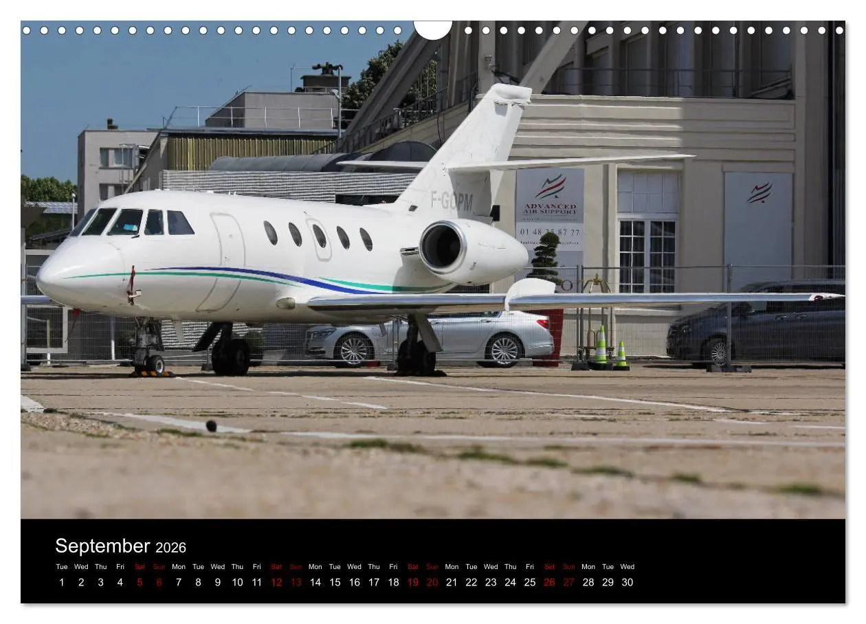 Bild: 9783516563832 | Bizjets (Wall Calendar 2026 DIN A3 landscape), CALVENDO 12 Month...