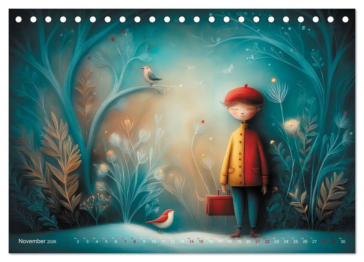 Bild: 9783516703832 | Naive Farbwelten (Tischkalender 2026 DIN A5 quer), CALVENDO...