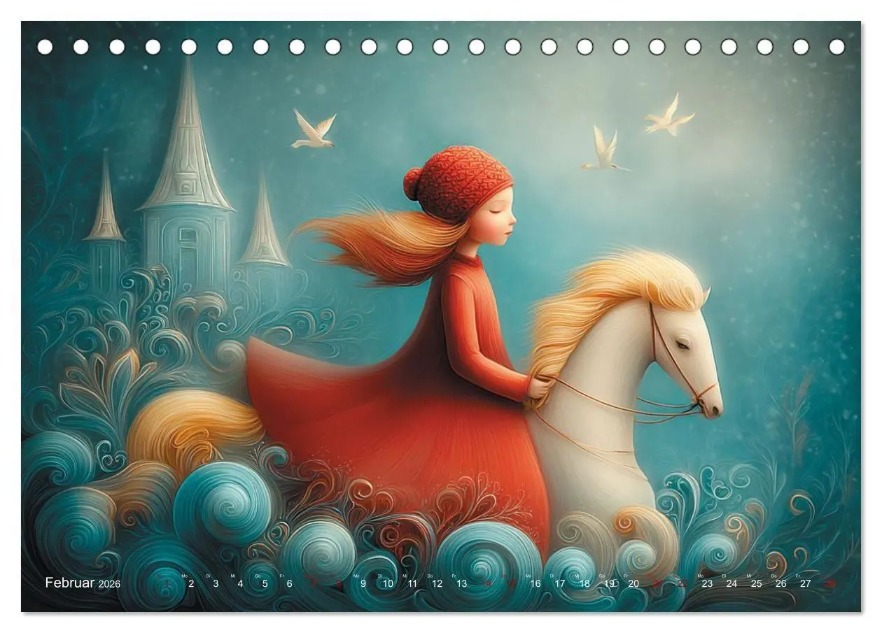 Bild: 9783516703832 | Naive Farbwelten (Tischkalender 2026 DIN A5 quer), CALVENDO...