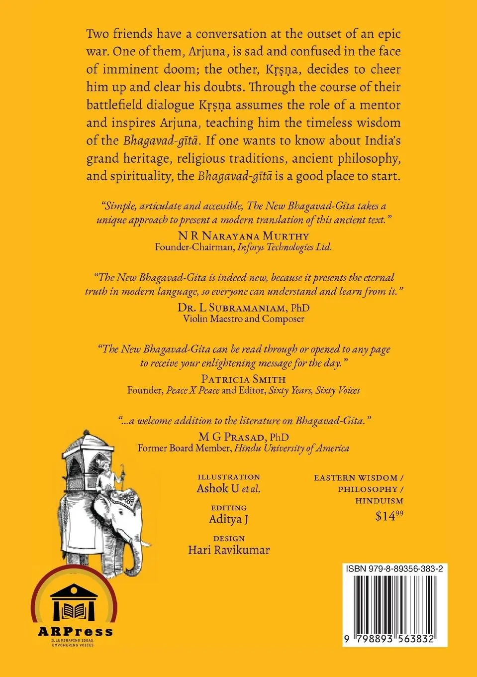 Rückseite: 9798893563832 | The New Bhagavad-Gita | Timeless Wisdom in The Language of Our Times