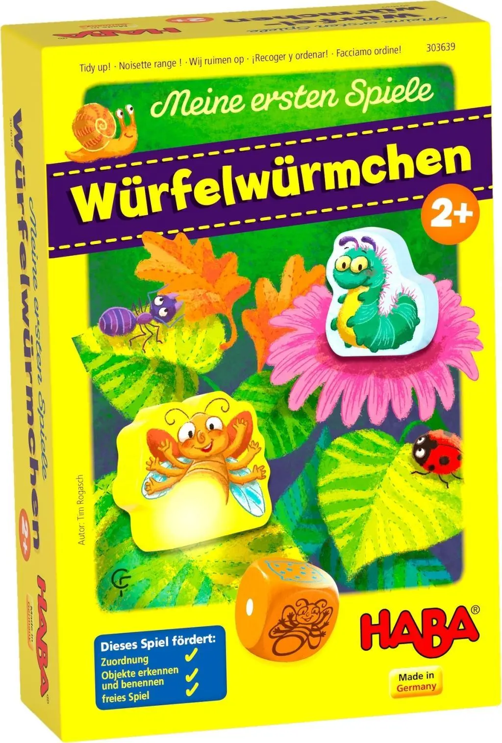 Cover: 4010168233932 | Meine ersten Spiele - Würfelwürmchen | Tim Rogasch | Spiel | Deutsch
