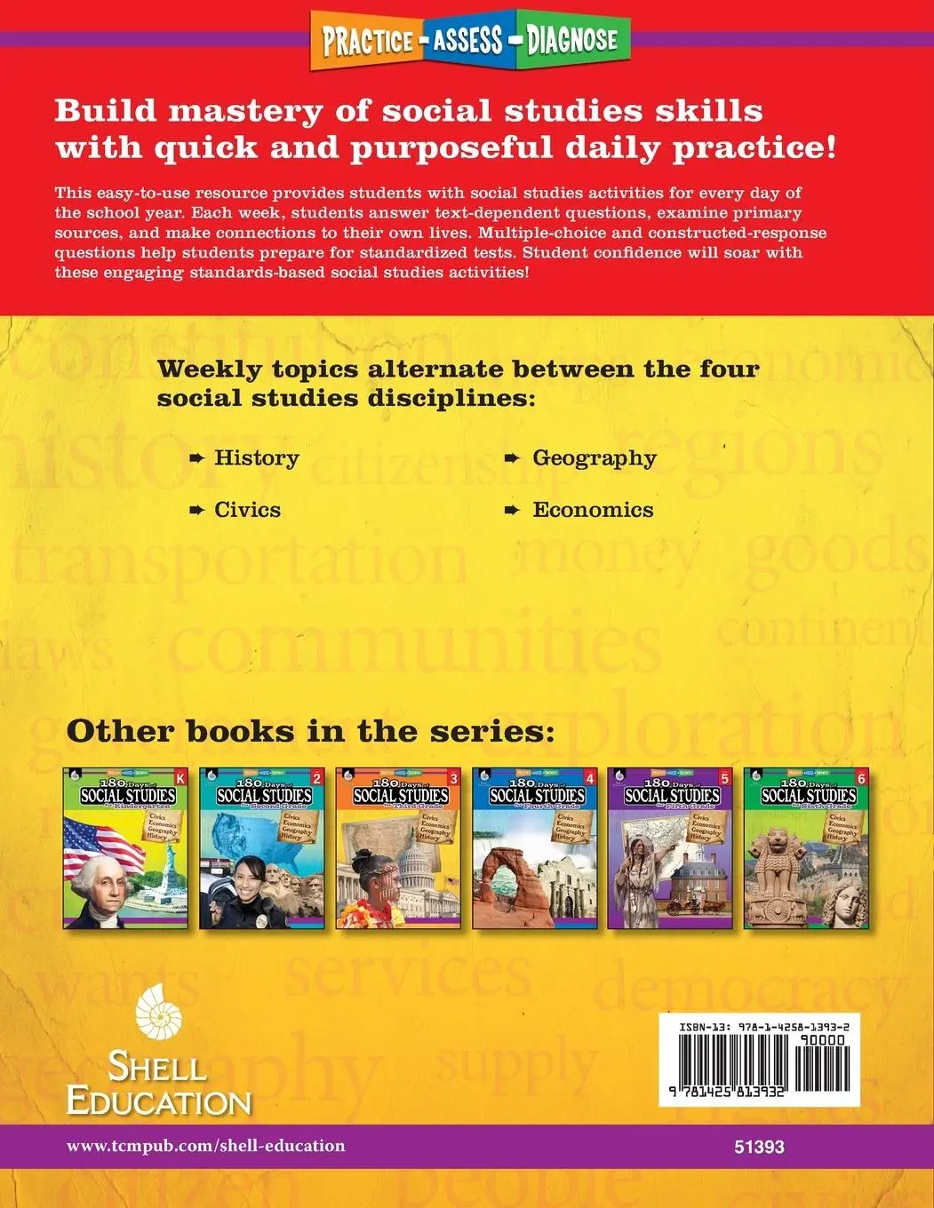 Rückseite: 9781425813932 | 180 Days of Social Studies for First Grade | Kathy Flynn | Taschenbuch
