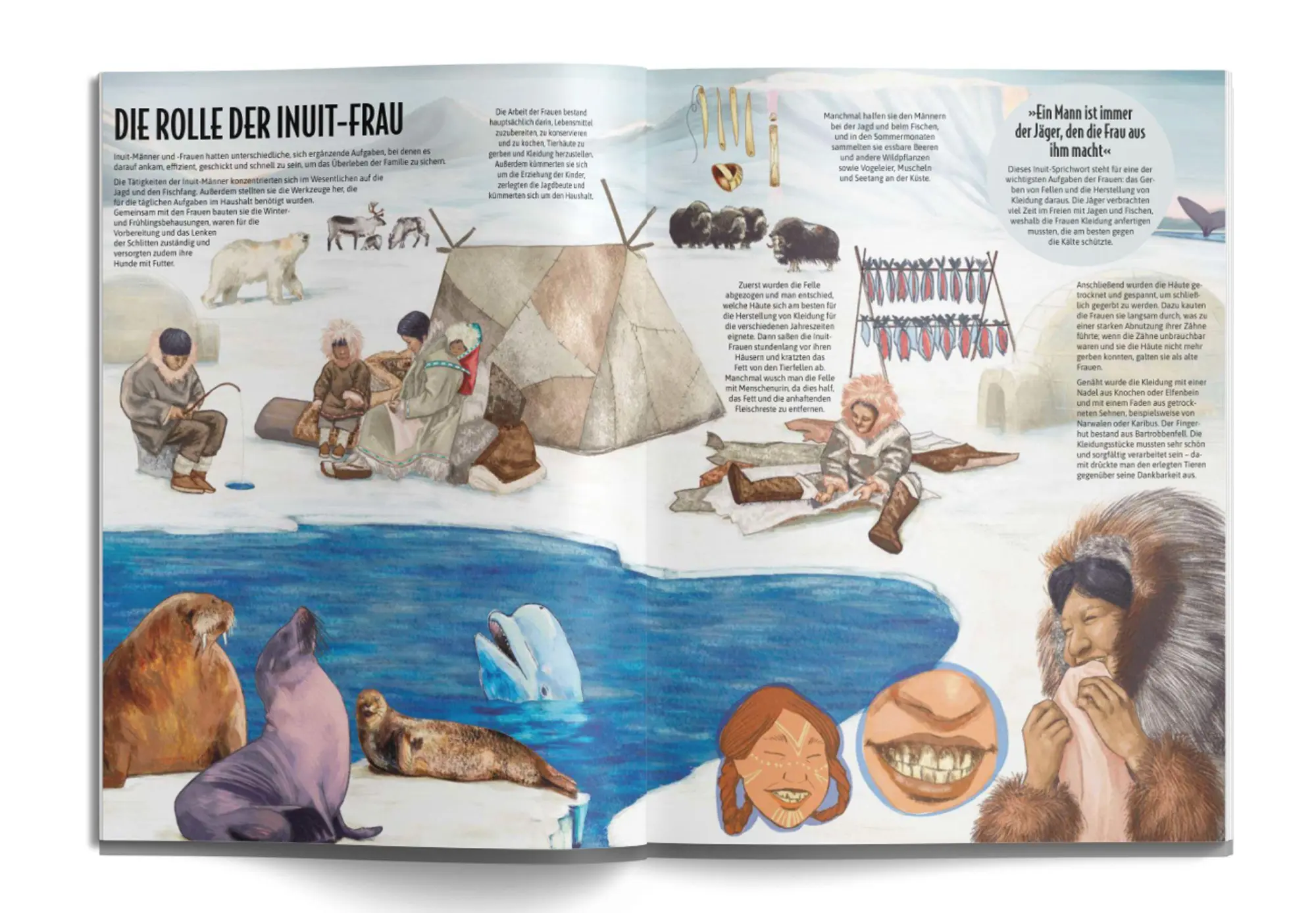 Bild: 9783038763932 | Die Welt der Inuit | So leben die Frauen am Nordpol | Francesc Bailon