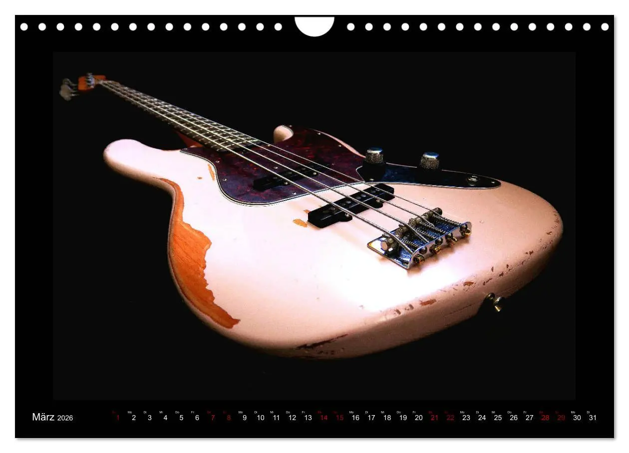 Bild: 9783457843932 | Rockgitarren im Blitzlicht (Wandkalender 2026 DIN A4 quer),...