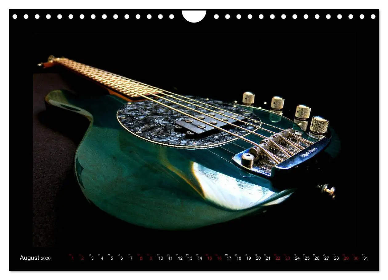 Bild: 9783457843932 | Rockgitarren im Blitzlicht (Wandkalender 2026 DIN A4 quer),...
