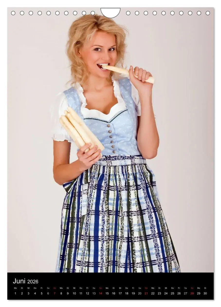 Bild: 9783516483932 | Bayerischer Dirndlkalender (Wandkalender 2026 DIN A4 hoch),...