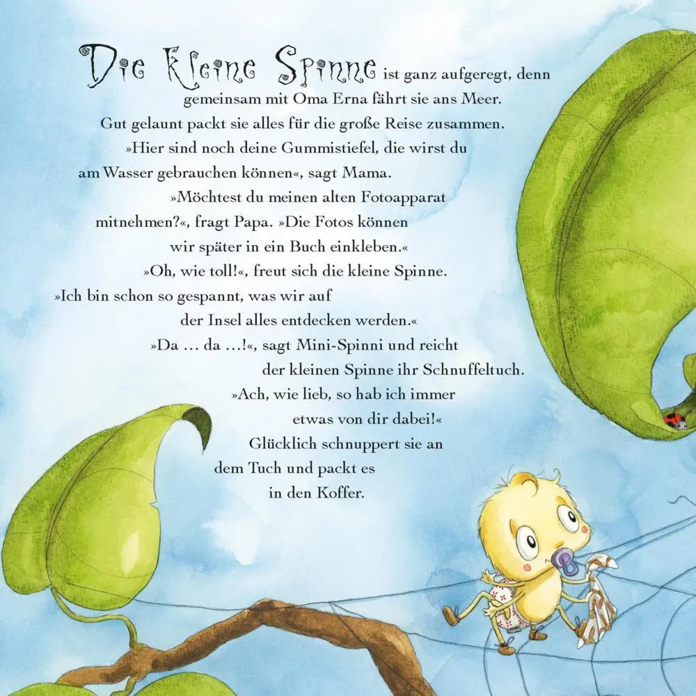 Bild: 9783551033932 | Maxi Pixi 475: Die kleine Spinne Widerlich: Ausflug ans Meer | Amft
