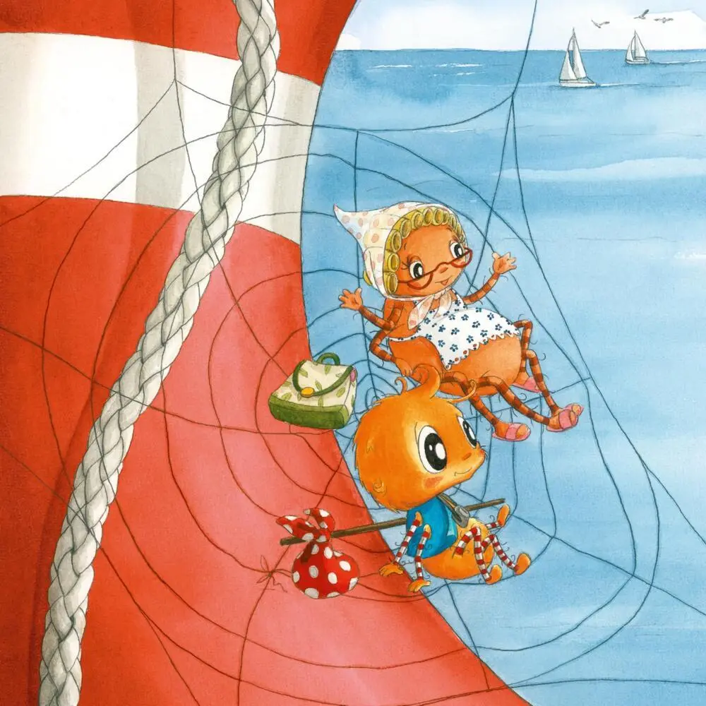 Bild: 9783551033932 | Maxi Pixi 475: Die kleine Spinne Widerlich: Ausflug ans Meer | Amft