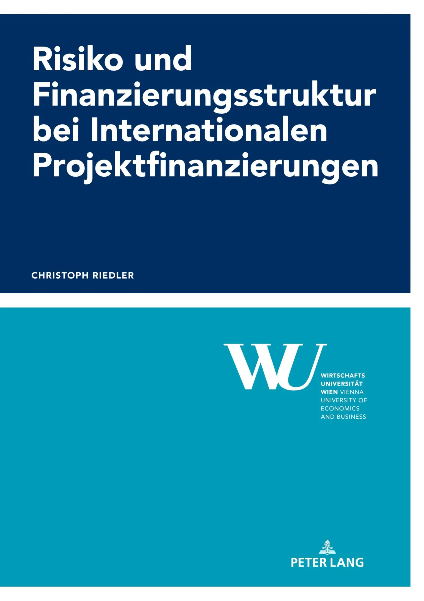 Risiko und Finanzierungsstruktur bei Internationalen Projektfinanzierungen (Forschungsergebnisse der Wirtschaftsuniversität Wien, Band 69)