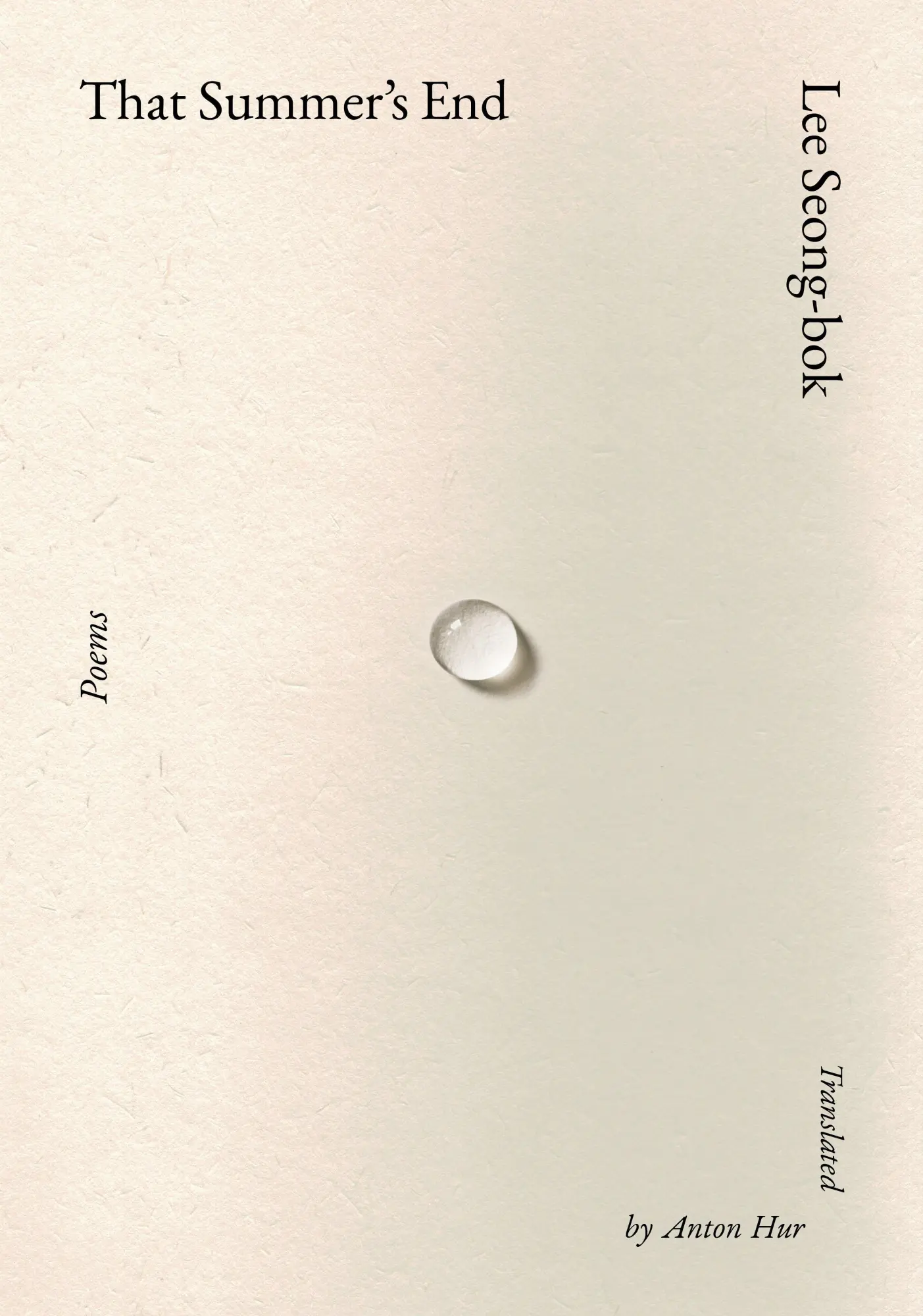 Cover: 9780593804032 | That Summer's End | Poems | Lee Seong-Bok | Buch | Englisch | 2026