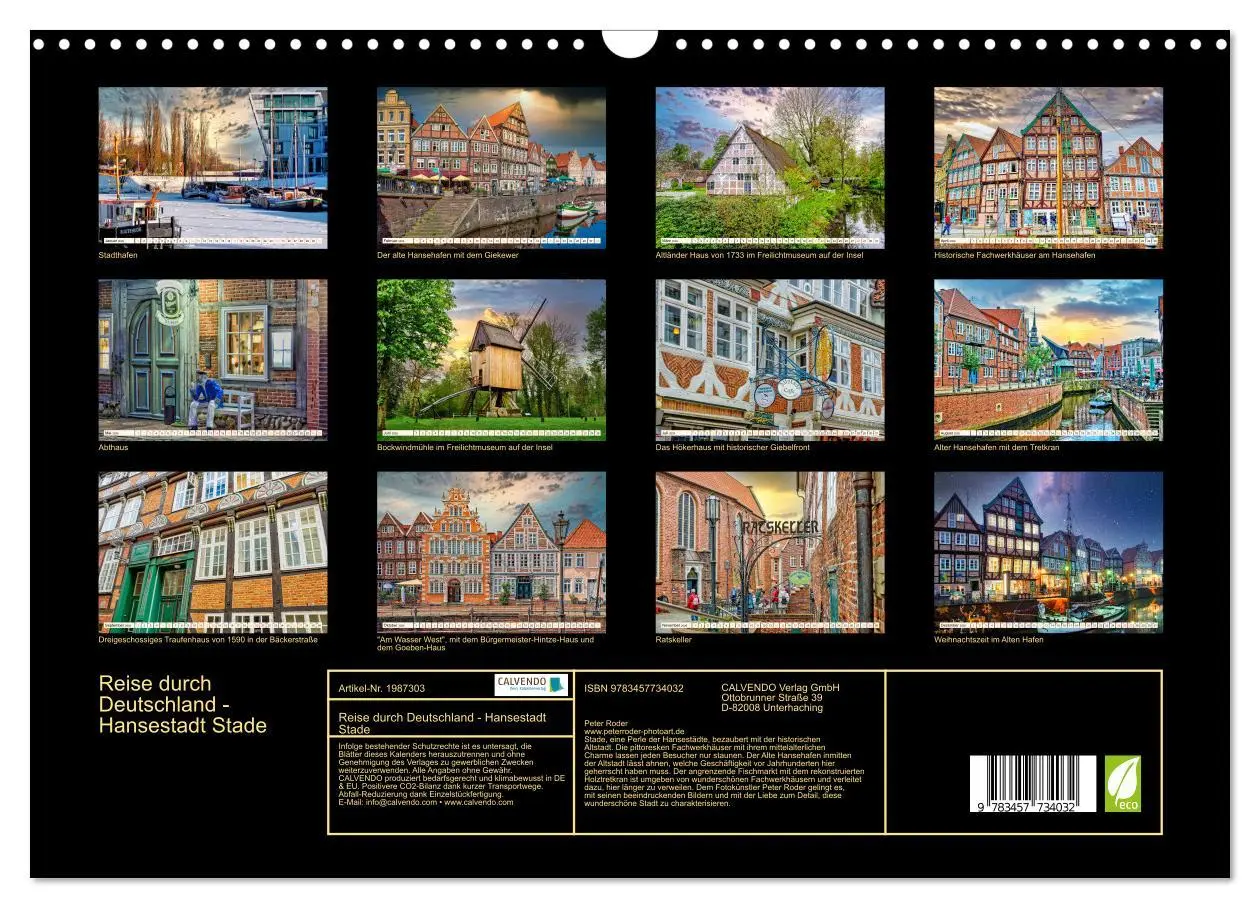 Bild: 9783457734032 | Reise durch Deutschland - Hansestadt Stade (Wandkalender 2026 DIN...