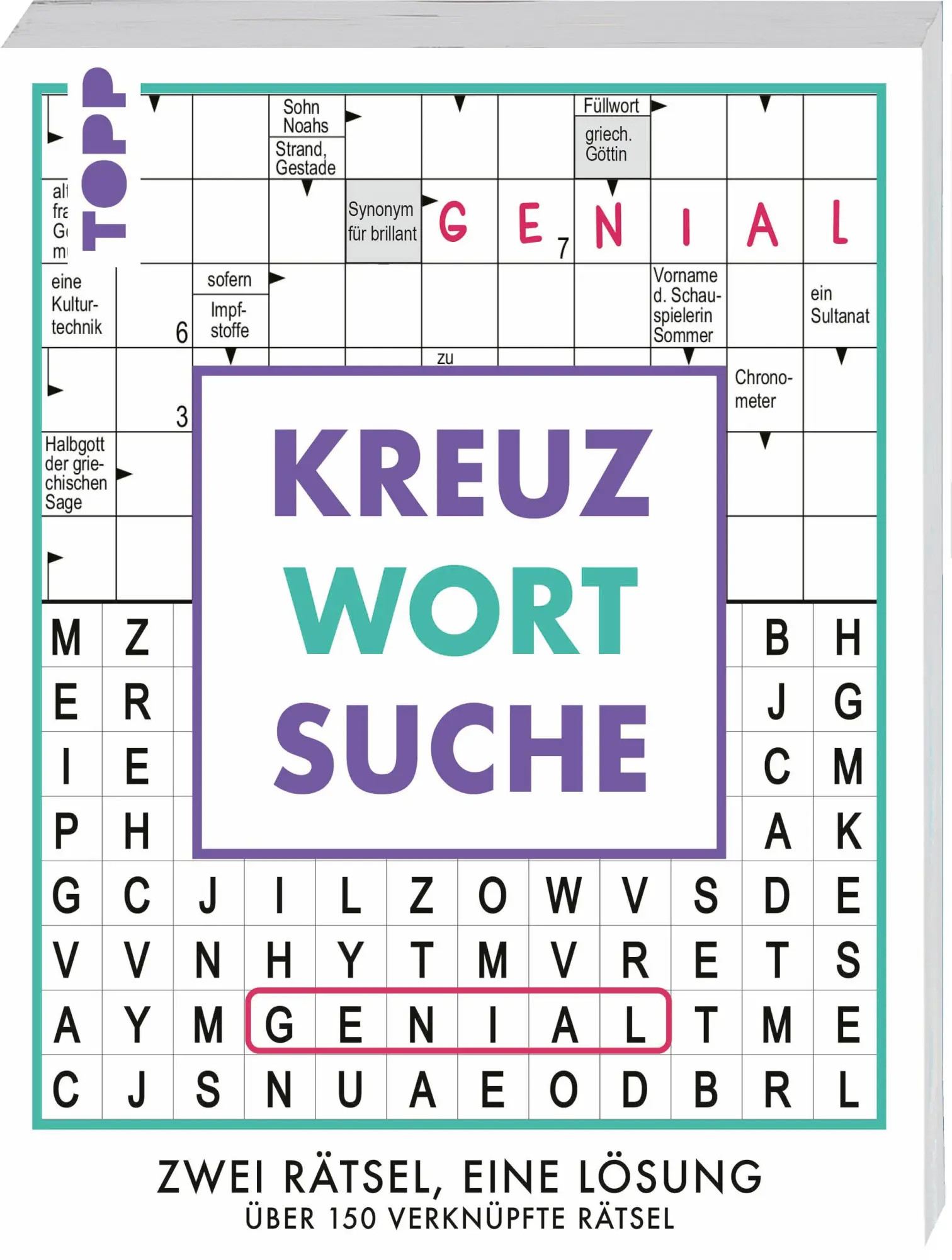Cover: 9783735854032 | Kreuzwortsuche - 160 verknüpfte Rätsel: Zwei Rätsel, eine Antwort