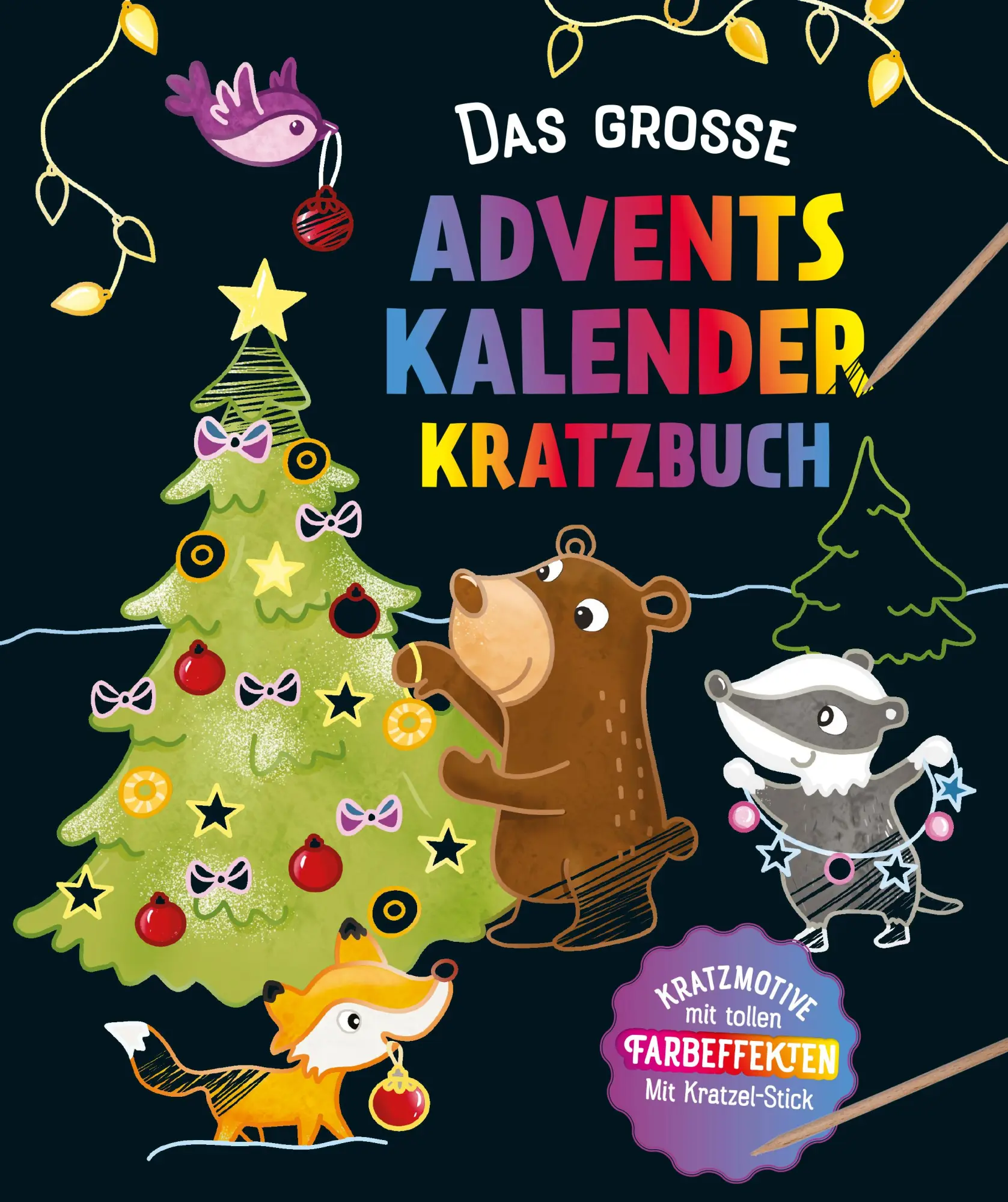 Cover: 9783849944032 | Das große Adventskalender Kritzel-Kratzel Buch | Taschenbuch | 50 S.