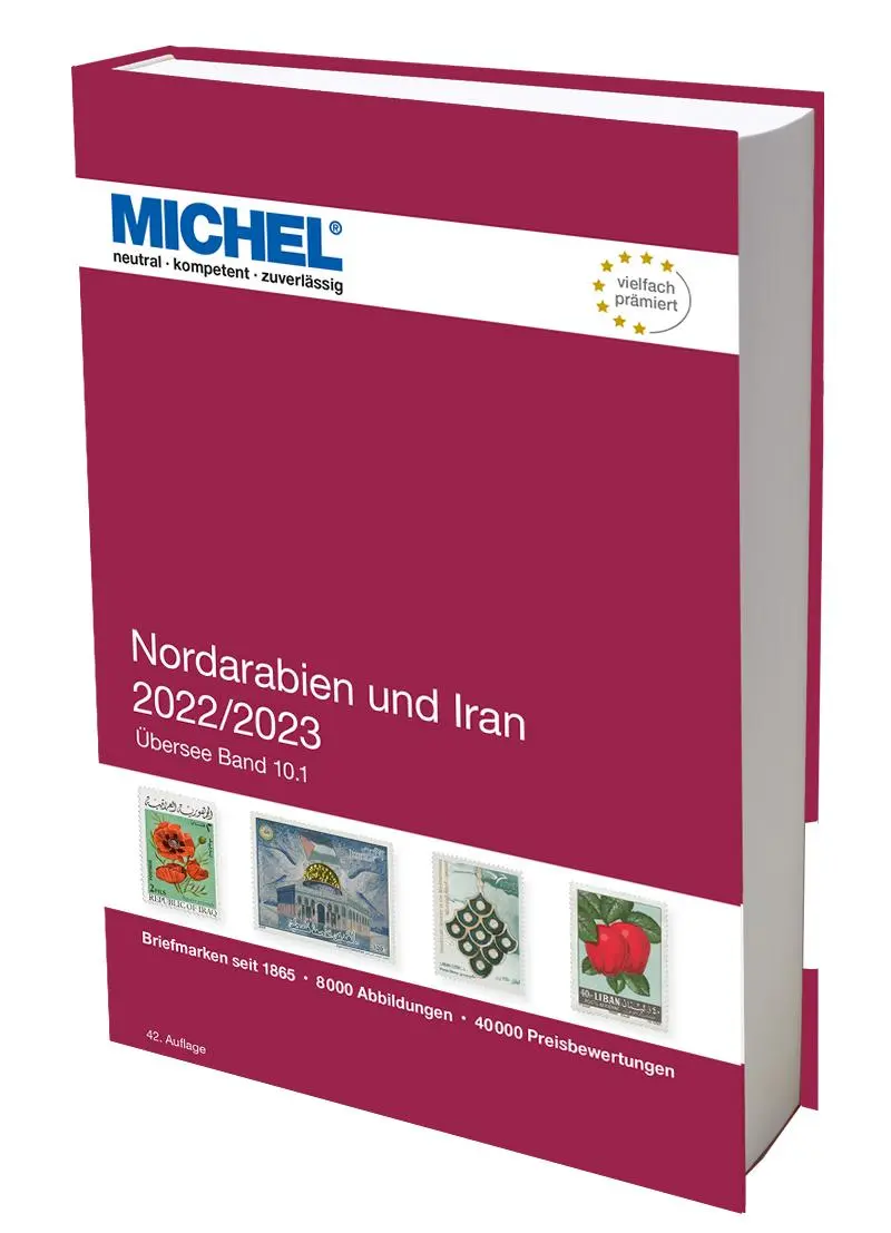 Cover: 9783954024032 | Nordarabien und Iran 2022/2023 | Übersee 10.1 | Michel-Redaktion
