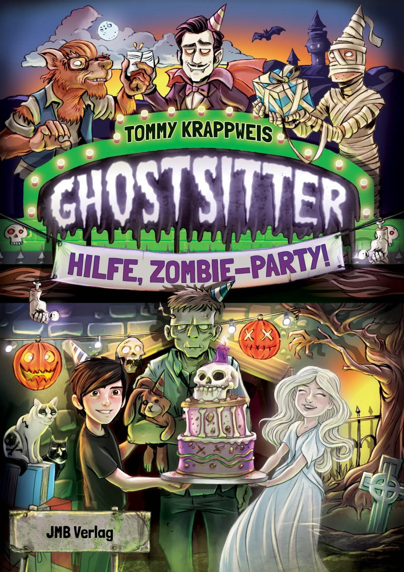 Cover: 9783959454032 | Ghostsitter | Band 3: Hilfe, Zombie-Party! | Tommy Krappweis | Buch