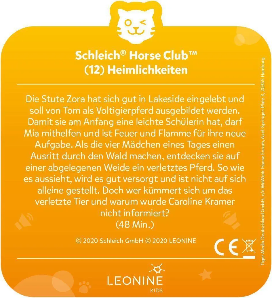 Bild: 4260535484232 | tigercard - Schleich Horse Club - Heimlichkeiten | Deutsch | 2021