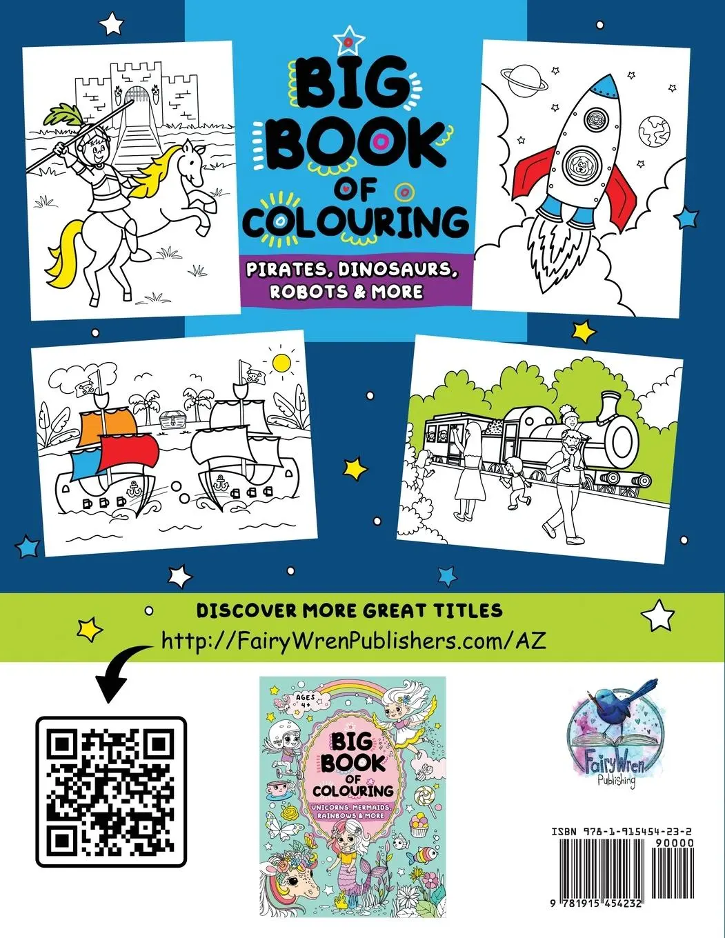 Rückseite: 9781915454232 | Big Book of Colouring for Boys | Children Ages 4+ | Publishing | Buch