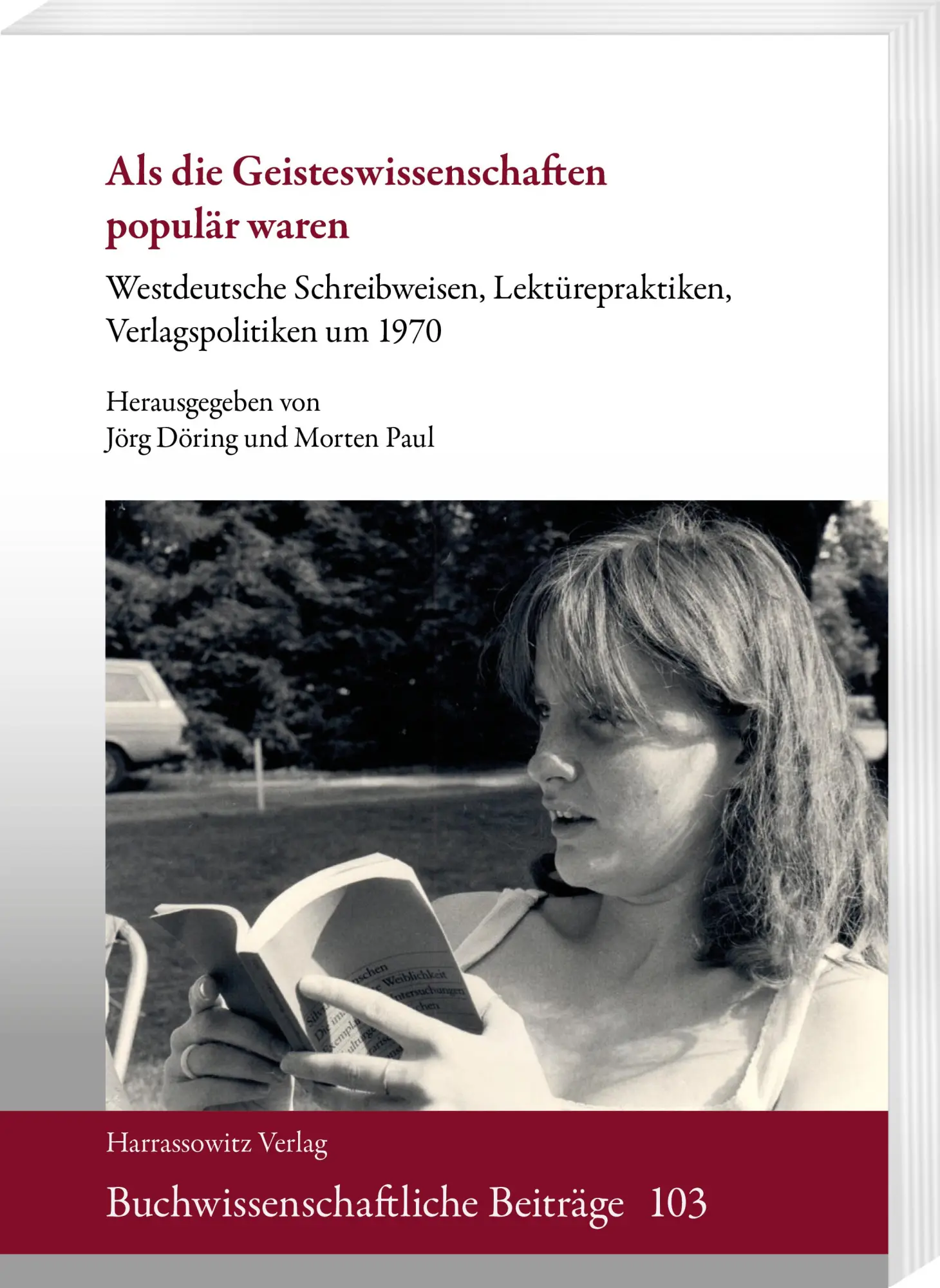 Cover: 9783447124232 | Als die Geisteswissenschaften populär waren | Jörg Döring (u. a.) | VI