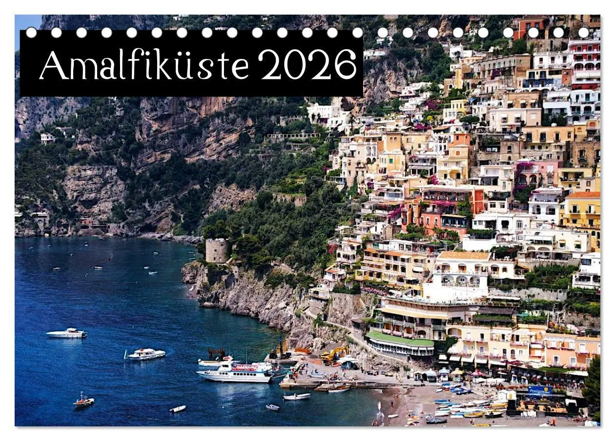 Cover: 9783516114232 | Amalfiküste 2026 (Tischkalender 2026 DIN A5 quer), CALVENDO...