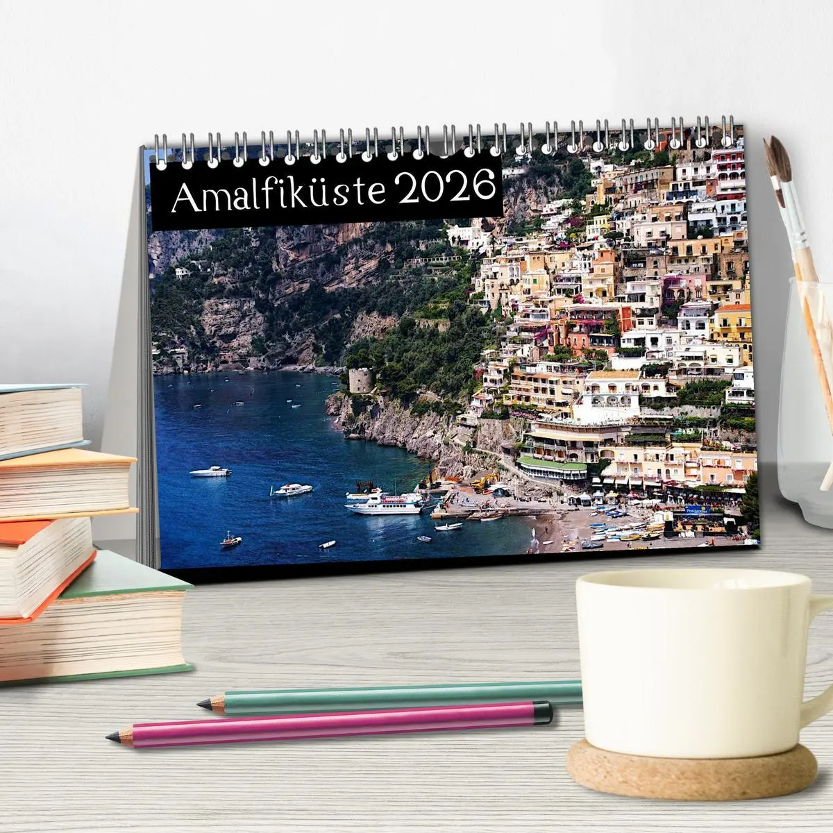 Bild: 9783516114232 | Amalfiküste 2026 (Tischkalender 2026 DIN A5 quer), CALVENDO...