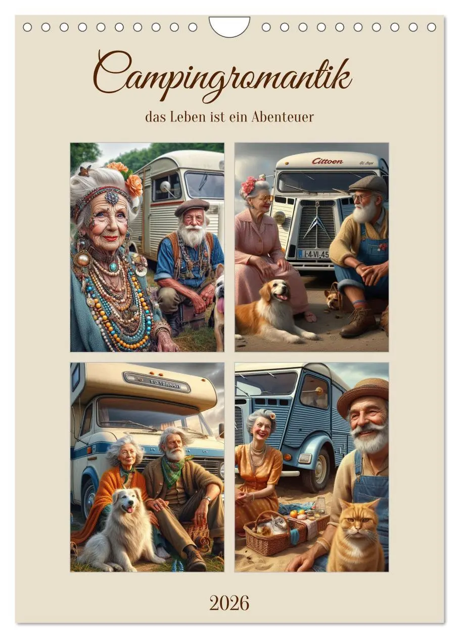 Cover: 9783516284232 | Campingromantik das Leben ist ein Abenteuer (Wandkalender 2026 DIN...