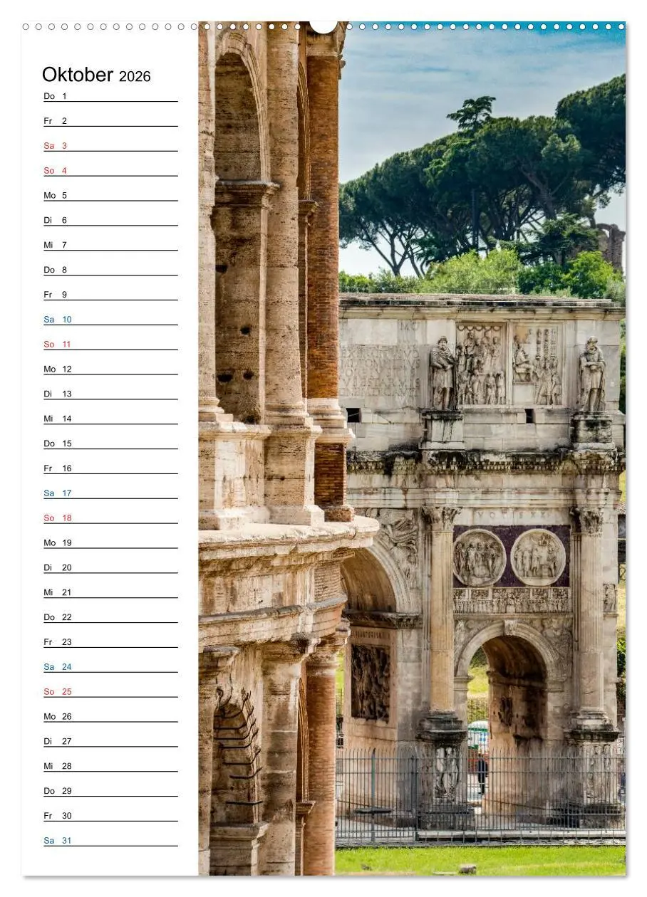 Bild: 9783516424232 | Antikes Rom (Wandkalender 2026 DIN A2 hoch), CALVENDO Monatskalender