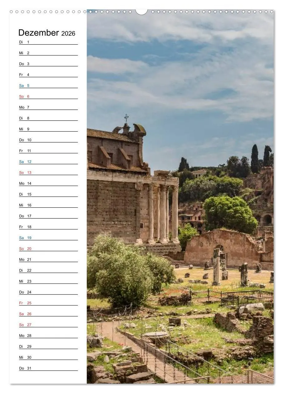 Bild: 9783516424232 | Antikes Rom (Wandkalender 2026 DIN A2 hoch), CALVENDO Monatskalender