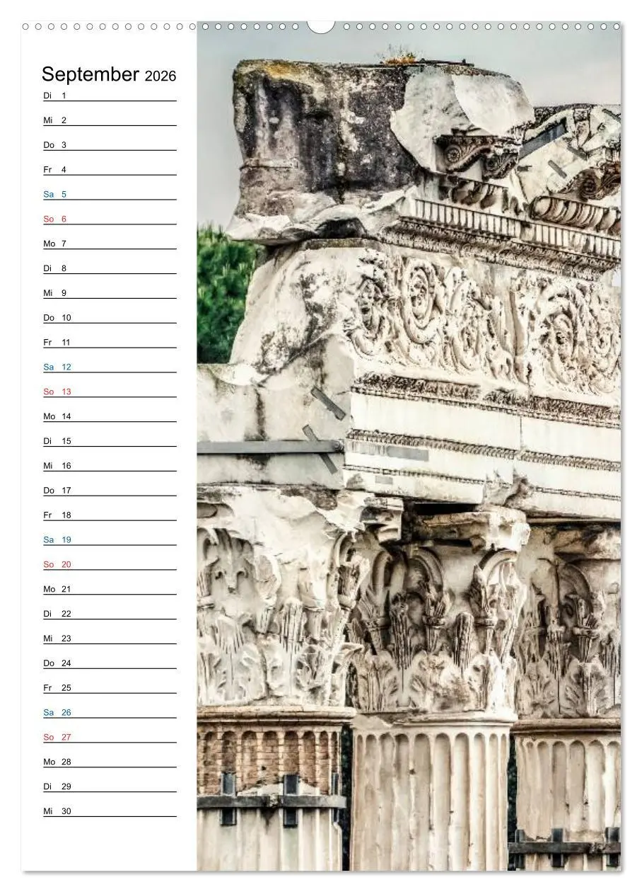 Bild: 9783516424232 | Antikes Rom (Wandkalender 2026 DIN A2 hoch), CALVENDO Monatskalender