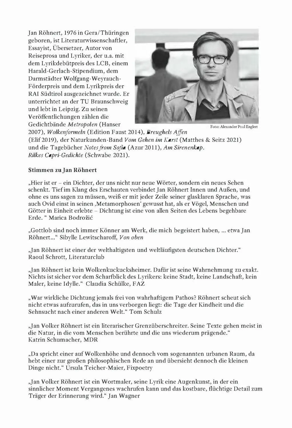 Bild: 9783949774232 | Erdtagzeit | Gedichte | Jan Röhnert | Buch | 120 S. | Deutsch | 2023