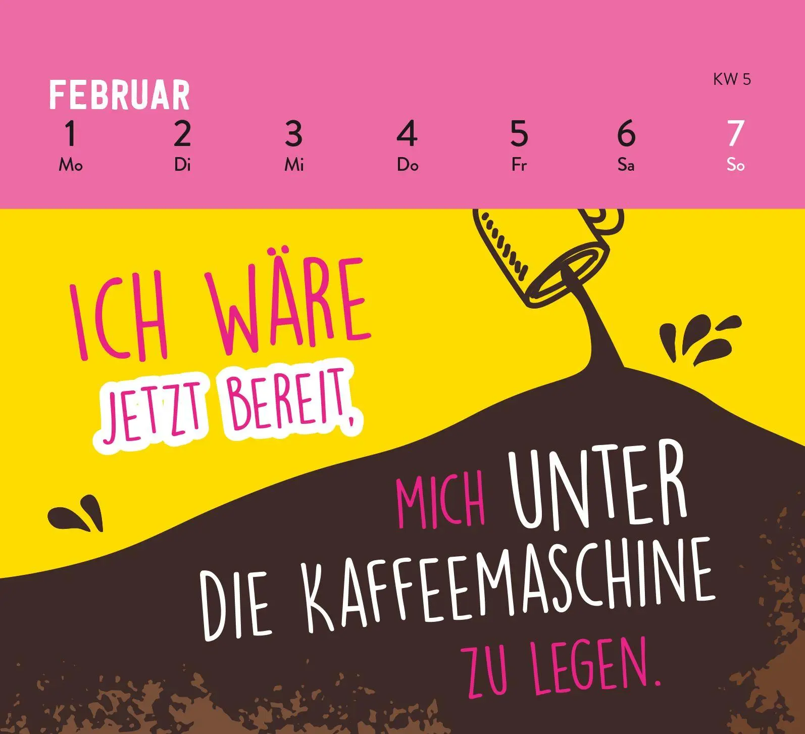 Bild: 4036442014332 | Mini-Wochenkalender 2027: Bevor du fragst: Nö! | Groh Verlag | 108 S.