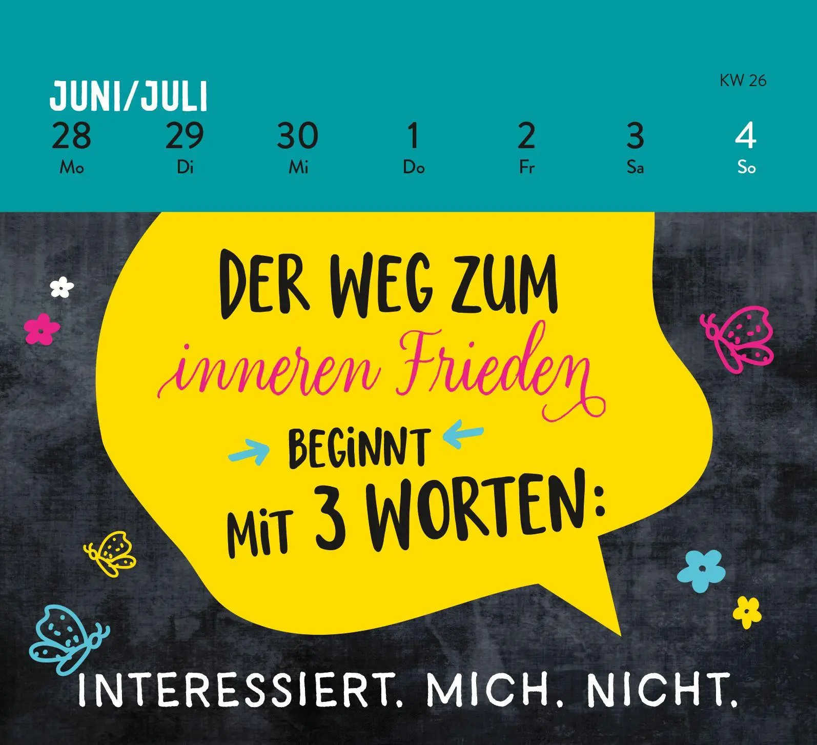 Bild: 4036442014332 | Mini-Wochenkalender 2027: Bevor du fragst: Nö! | Groh Verlag | 108 S.