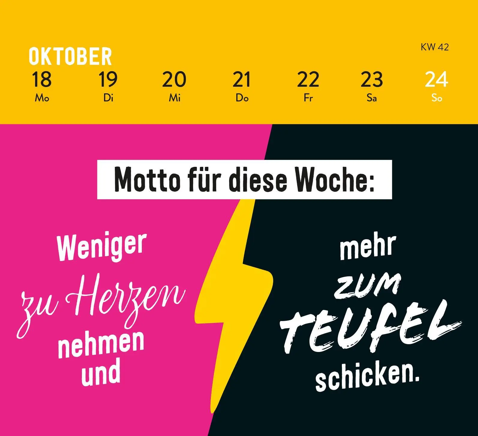 Bild: 4036442014332 | Mini-Wochenkalender 2027: Bevor du fragst: Nö! | Groh Verlag | 108 S.