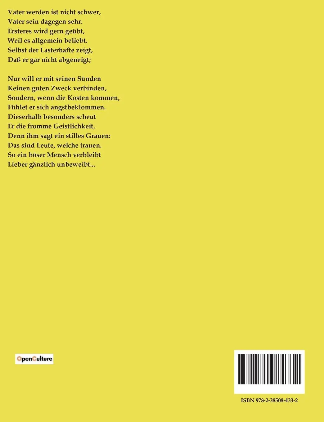 Rückseite: 9782385084332 | Julchen | Wilhelm Busch | Taschenbuch | 68 S. | Deutsch | 2022