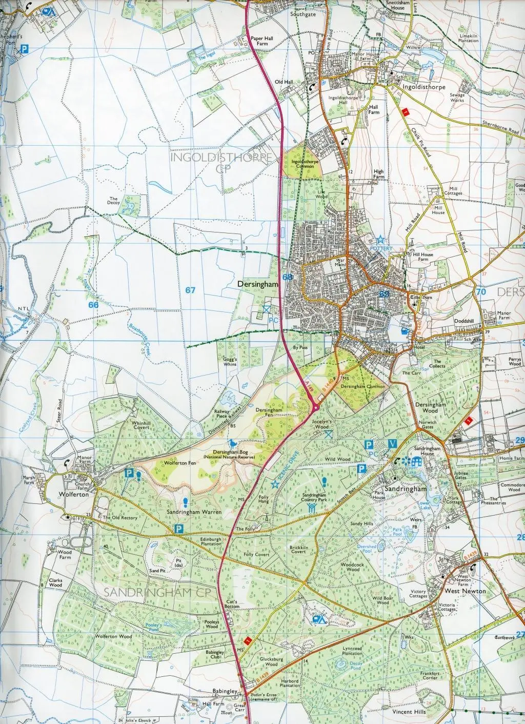 Bild: 9780319244432 | Norfolk Coast West | Ordnance Survey | (Land-)Karte | OS Explorer Map