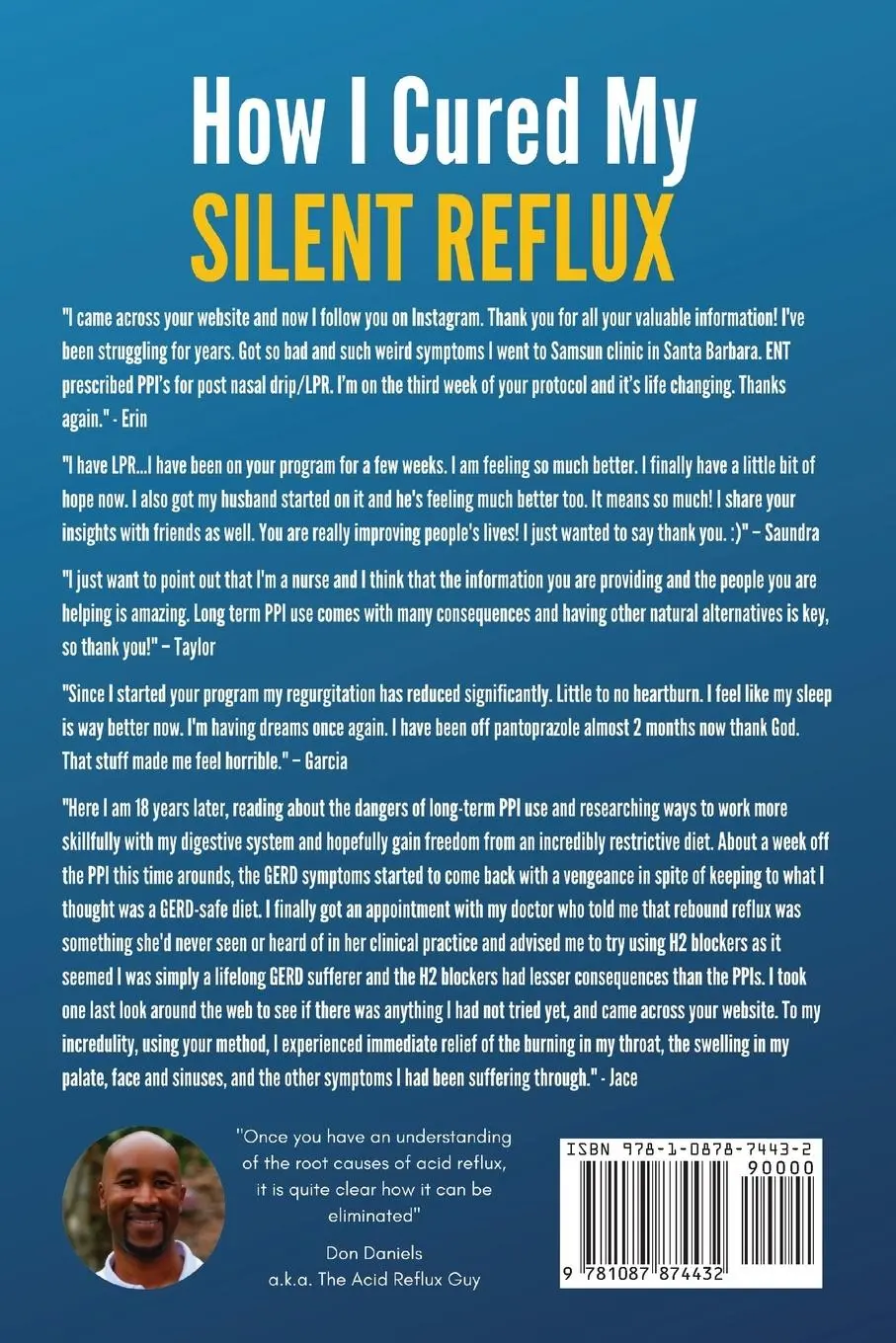 Rückseite: 9781087874432 | How I Cured My Silent Reflux | Don Daniels | Taschenbuch | Englisch