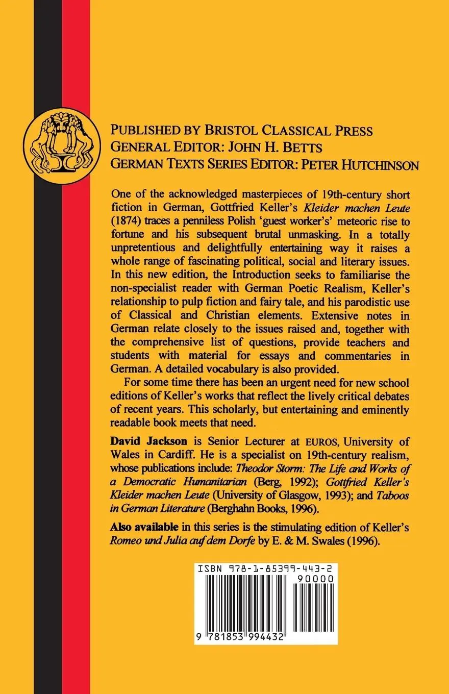 Rückseite: 9781853994432 | Keller | Kleider Machen Leute | Gottfried Keller | Taschenbuch | 2013