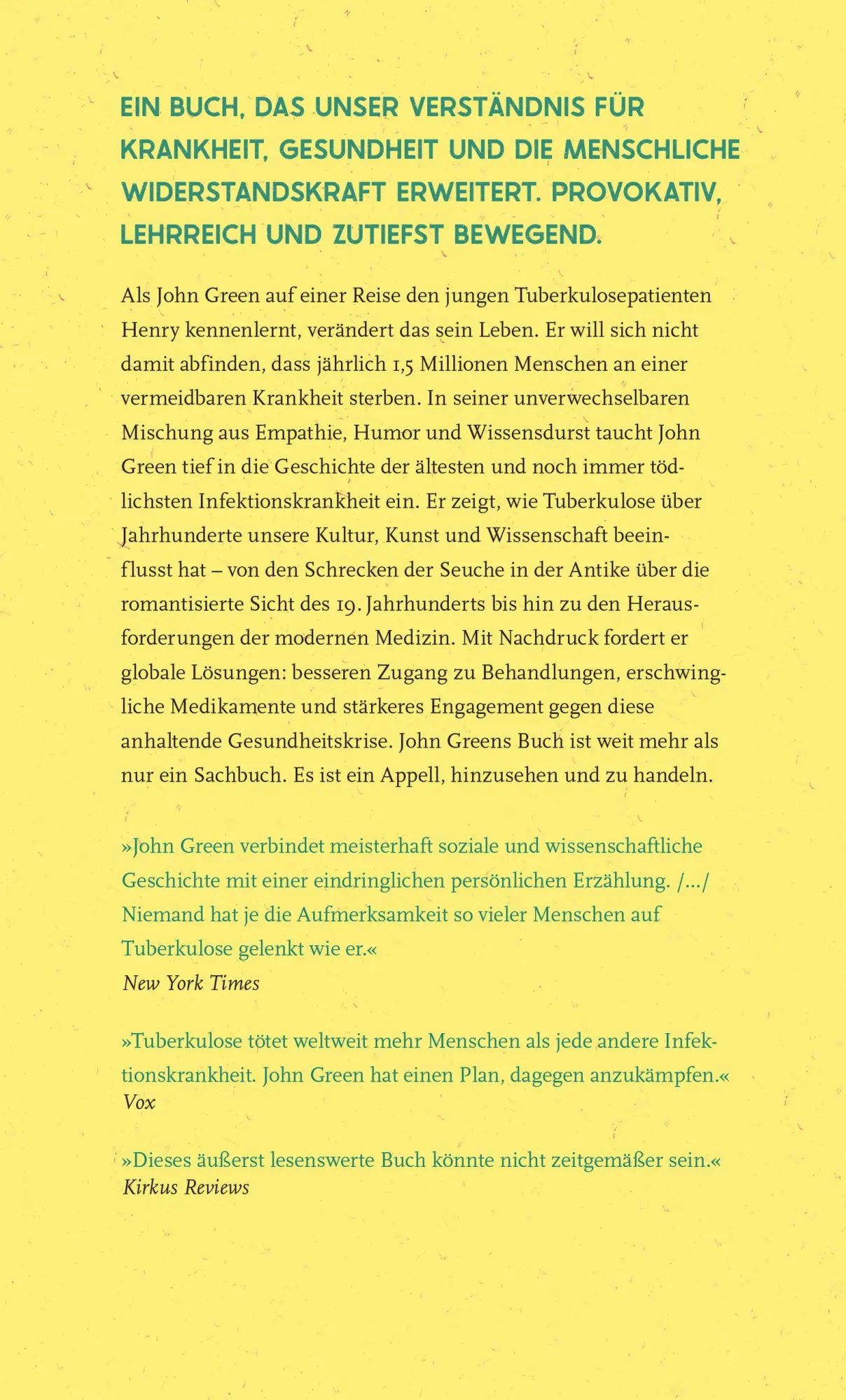Bild: 9783446284432 | Tuberkulose | John Green | Buch | 224 S. | Deutsch | 2025