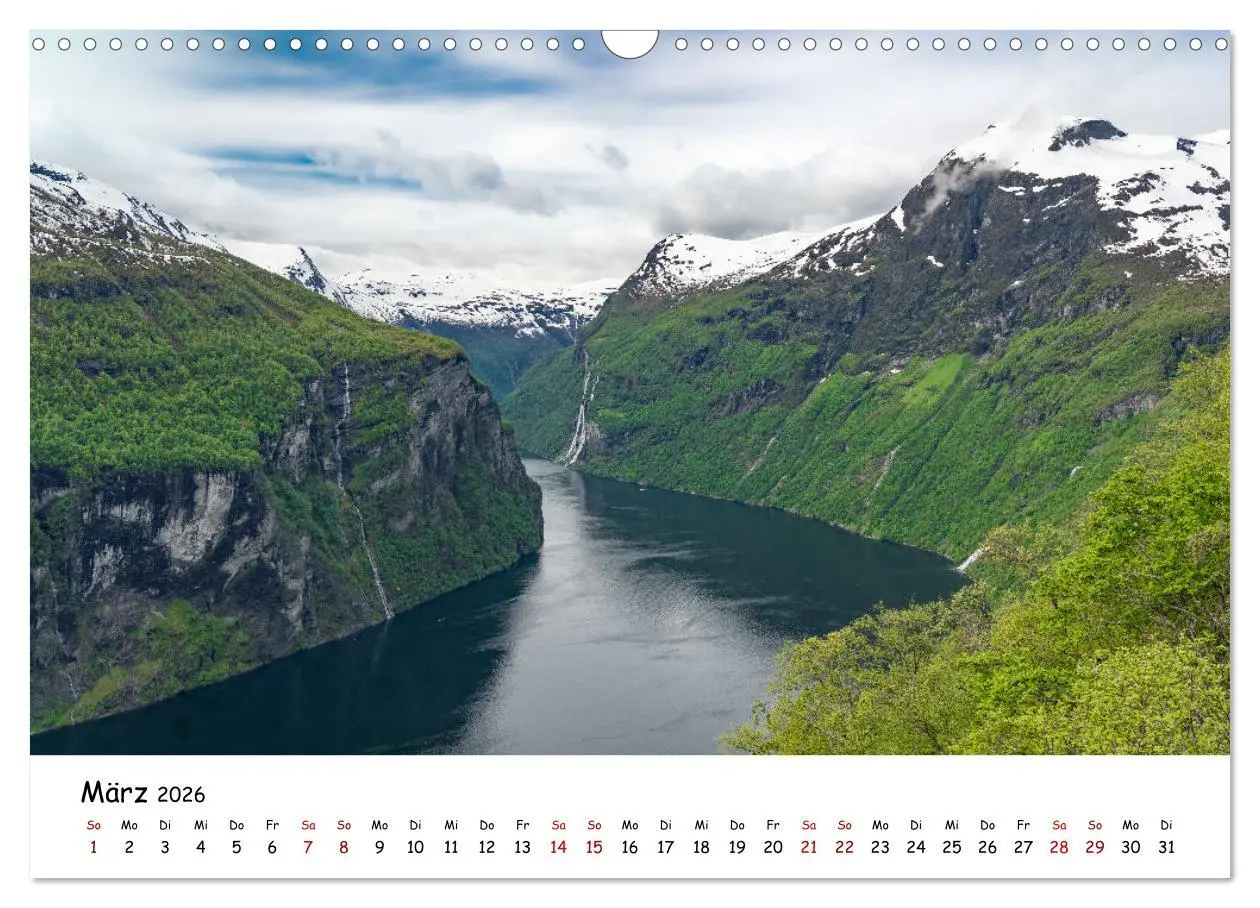 Bild: 9783457554432 | Norwegens wunderschöne Fjorde (Wandkalender 2026 DIN A3 quer),...