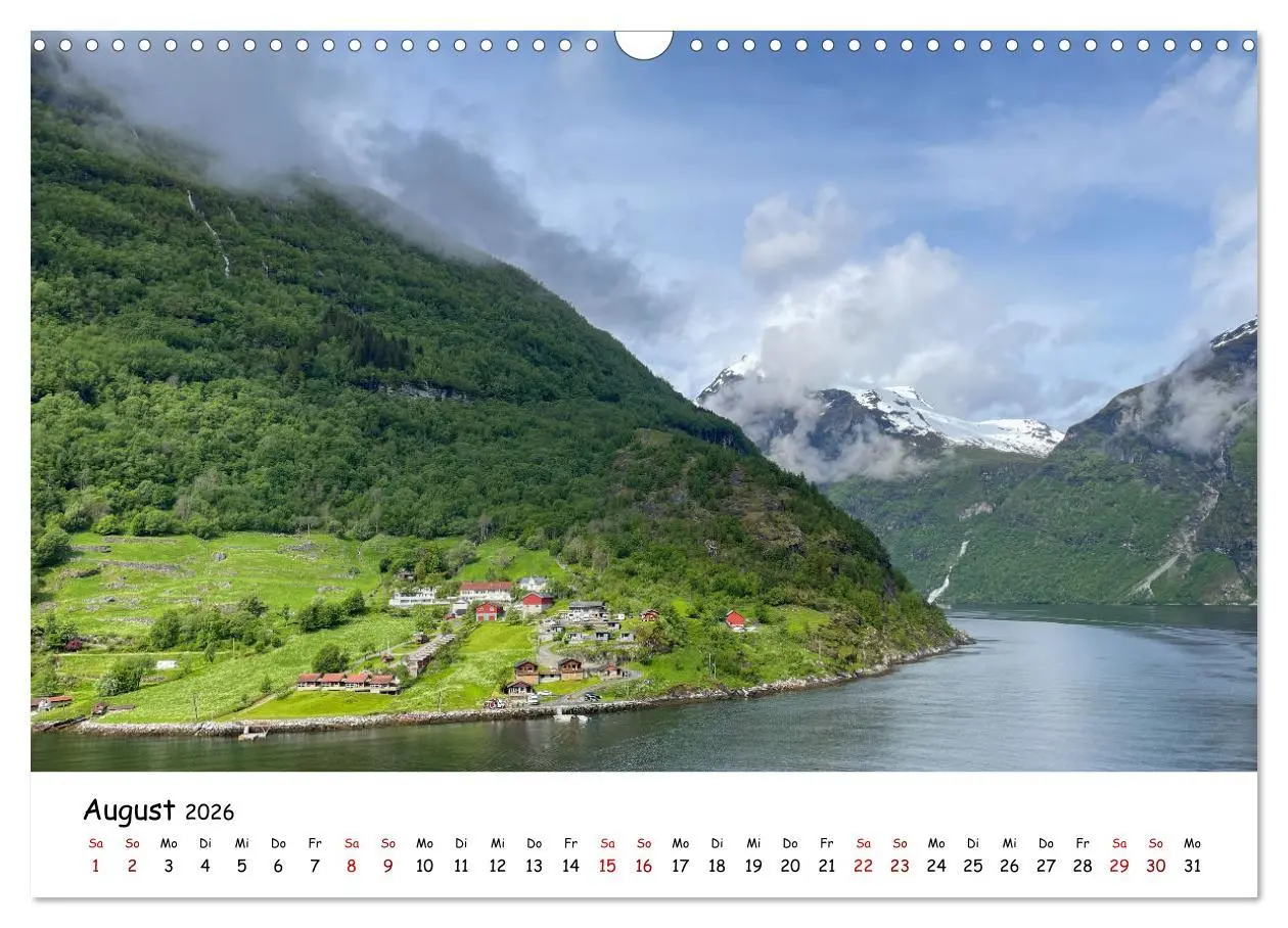 Bild: 9783457554432 | Norwegens wunderschöne Fjorde (Wandkalender 2026 DIN A3 quer),...