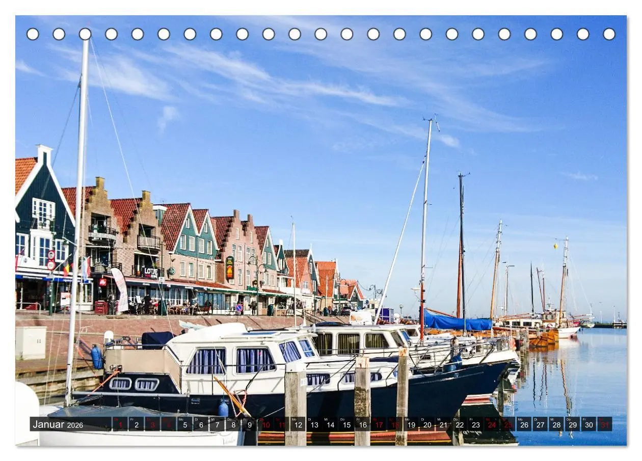 Bild: 9783457624432 | Ferien in Holland (Tischkalender 2026 DIN A5 quer), CALVENDO...